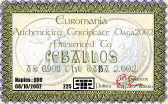 Certificate Ceballos
